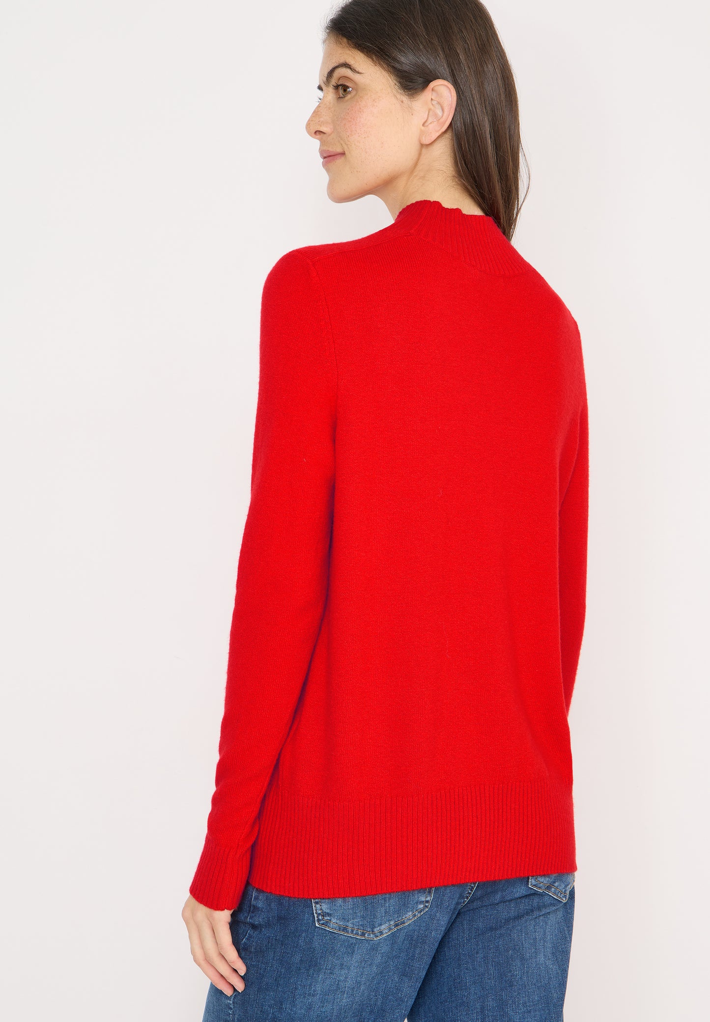 CECIL - Cosy Turtleneck Pullover - Farbe: pumpkin orange