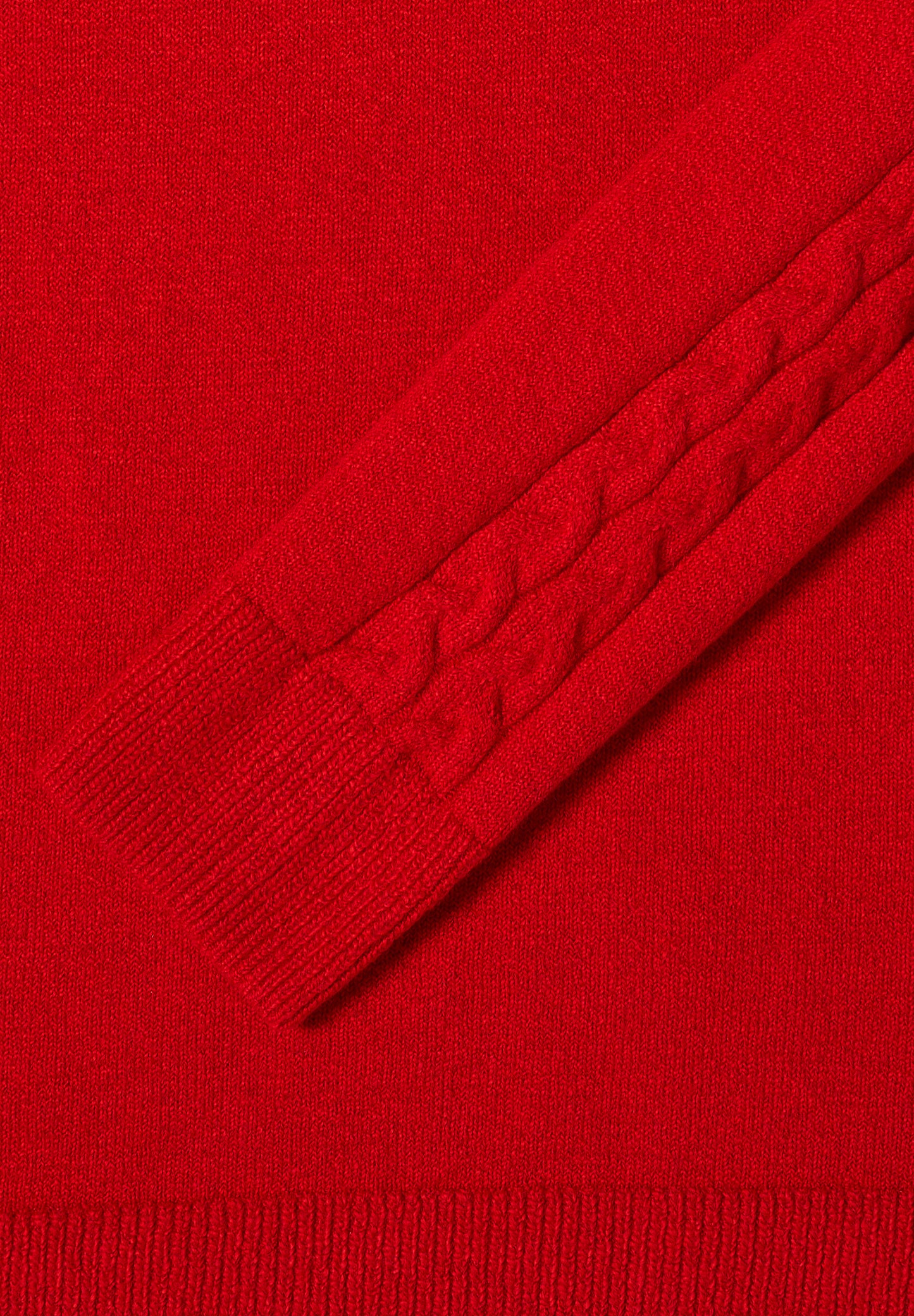 CECIL Pullover mit Strickdetail - Farbe: fiery red