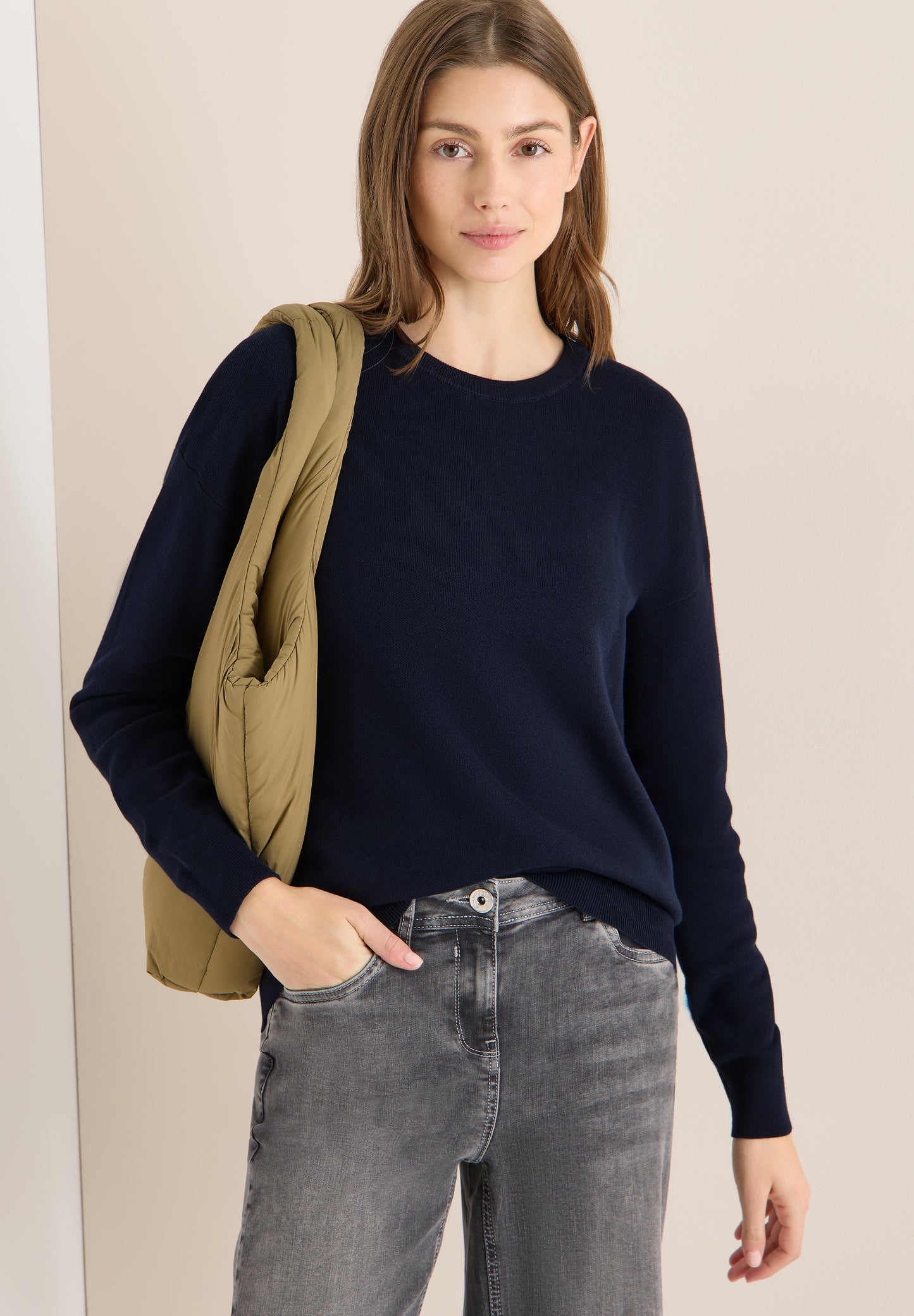 CECIL - Strick Sweatshirt - Farbe: universal blue