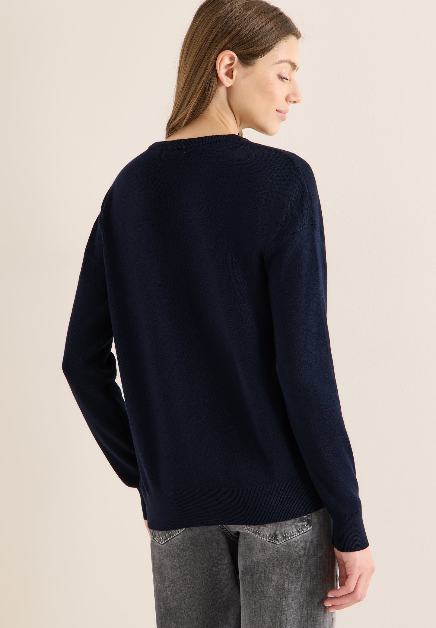 CECIL - Strick Sweatshirt - Farbe: universal blue