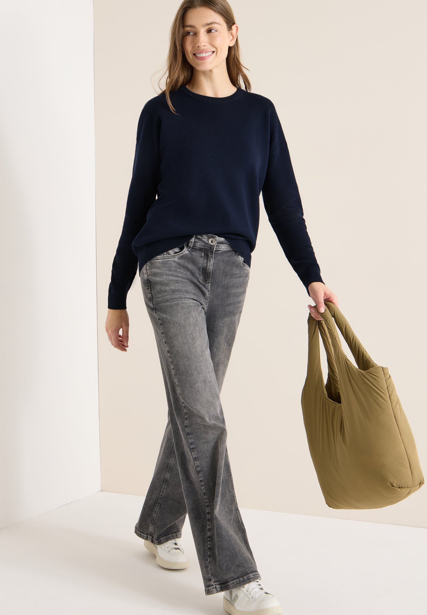 CECIL - Strick Sweatshirt - Farbe: universal blue