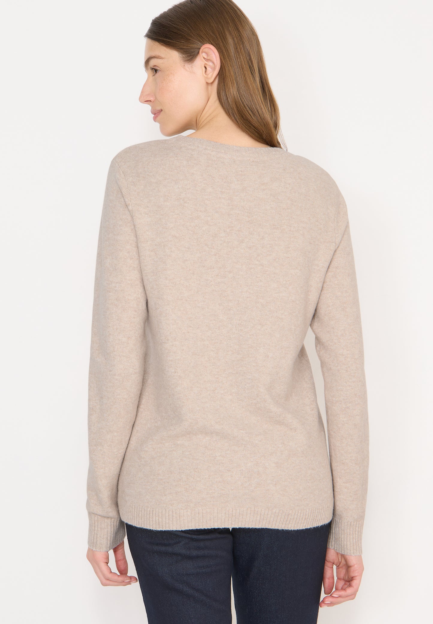 CECIL - Softer Pullover in Unifarbe - Farbe: desert beige melange