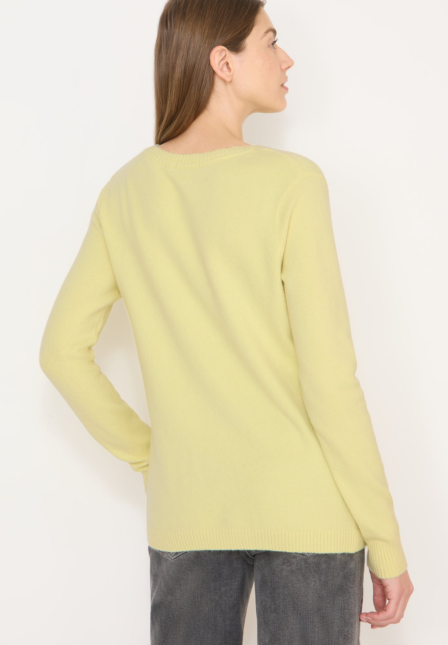 CECIL Softer Pullover In Unifarbe – Iced Yellow | 303459