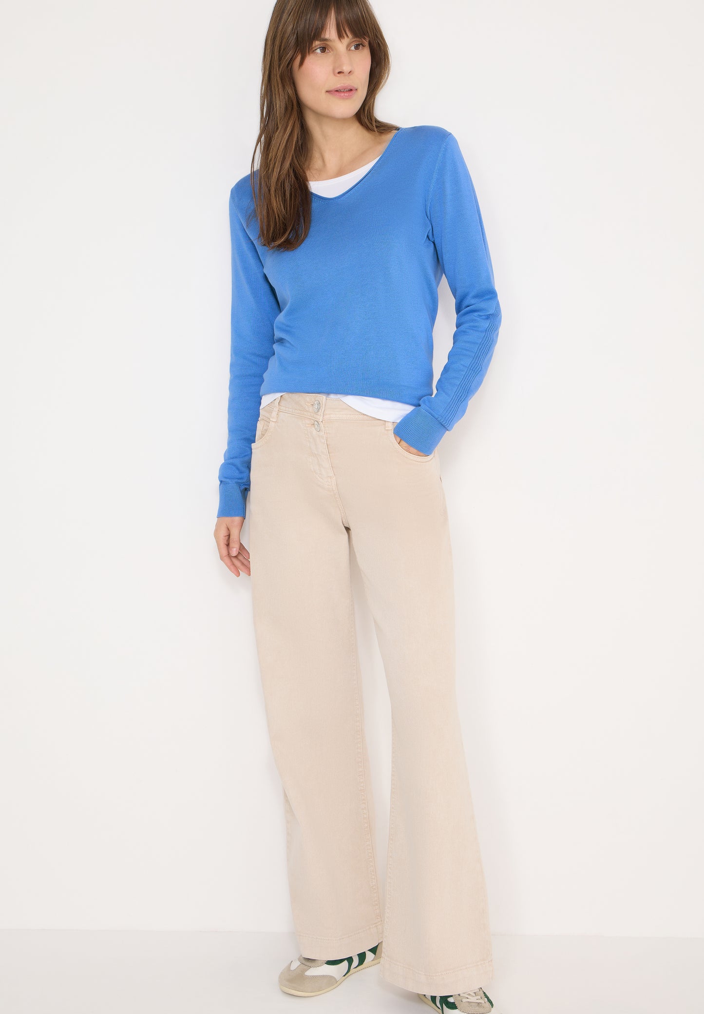 CECIL - Basic Pullover - Farbe: fountain blue