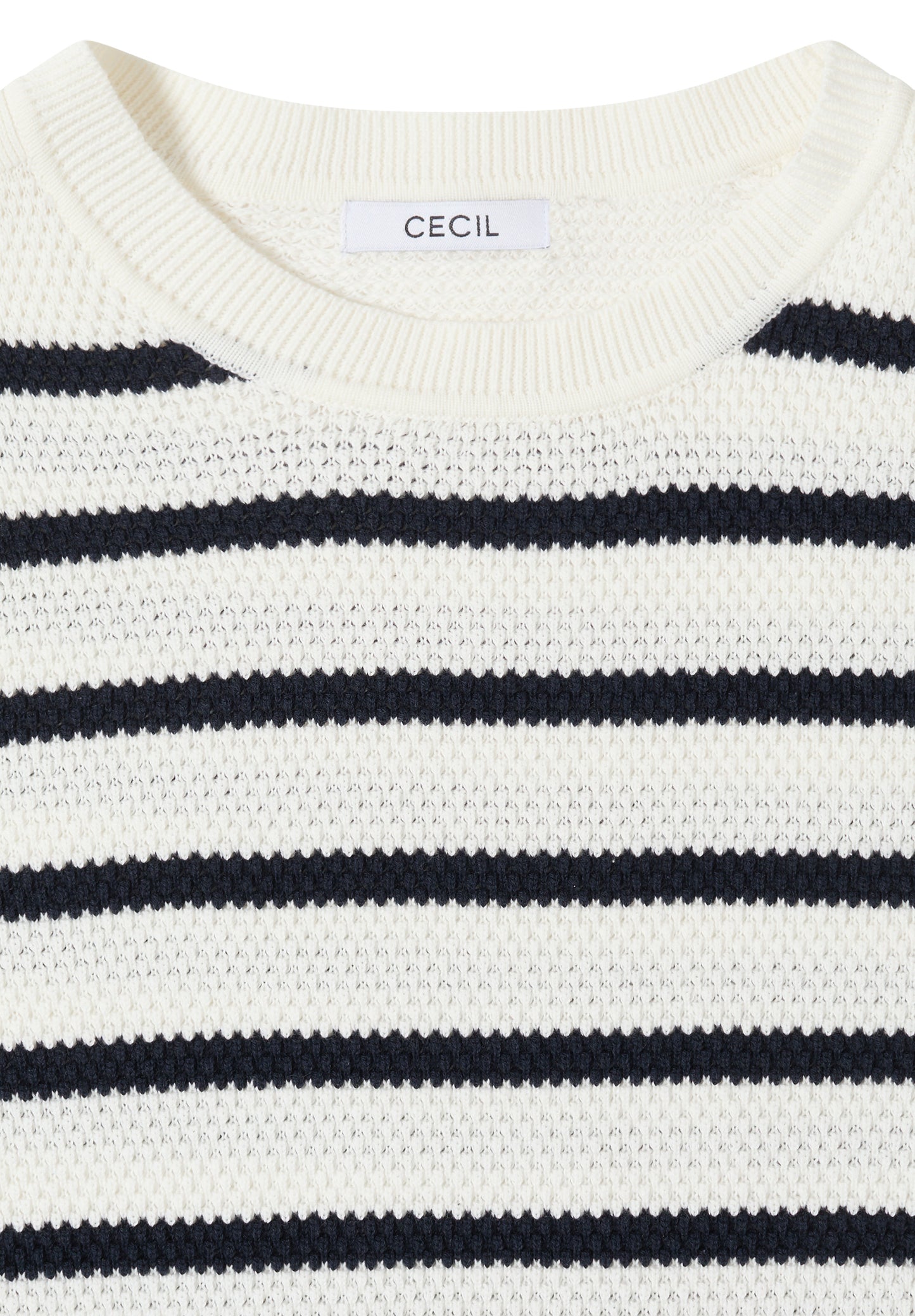 CECIL - Gestreifter Pullover - Farbe: universal blue