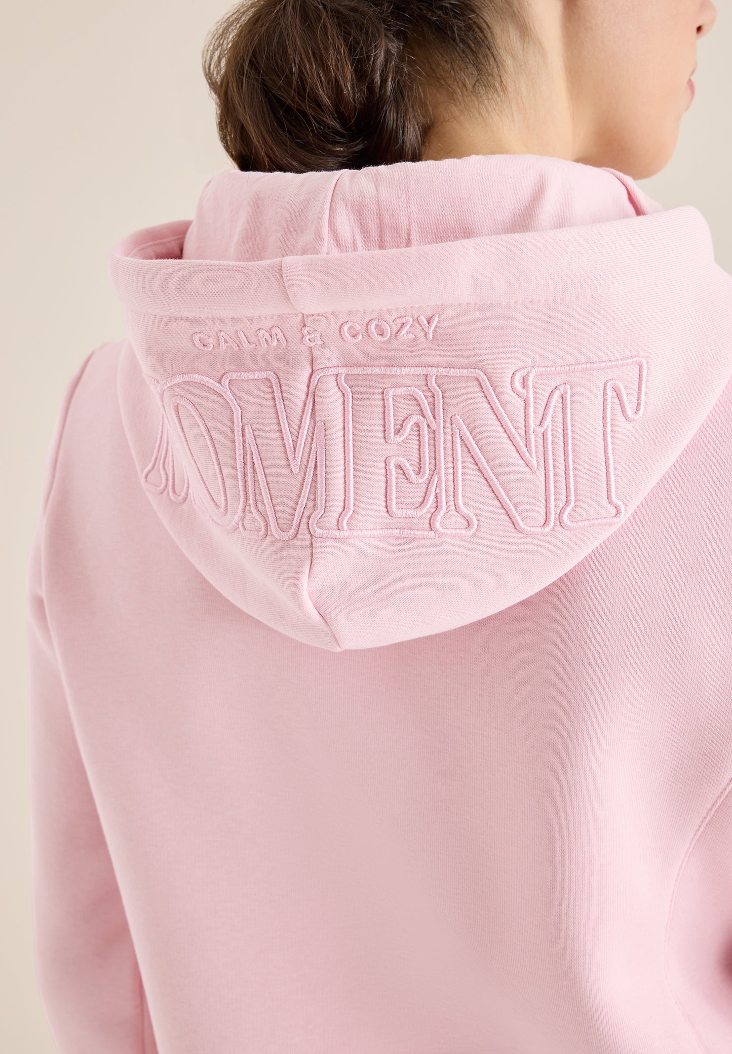 CECIL Hoodie mit Stickerei - Farbe: blossom glow
