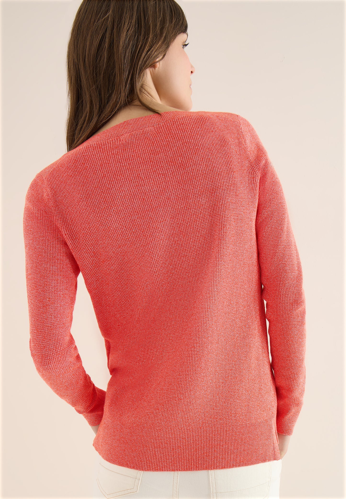 CECIL Damen Pullover - orange melange