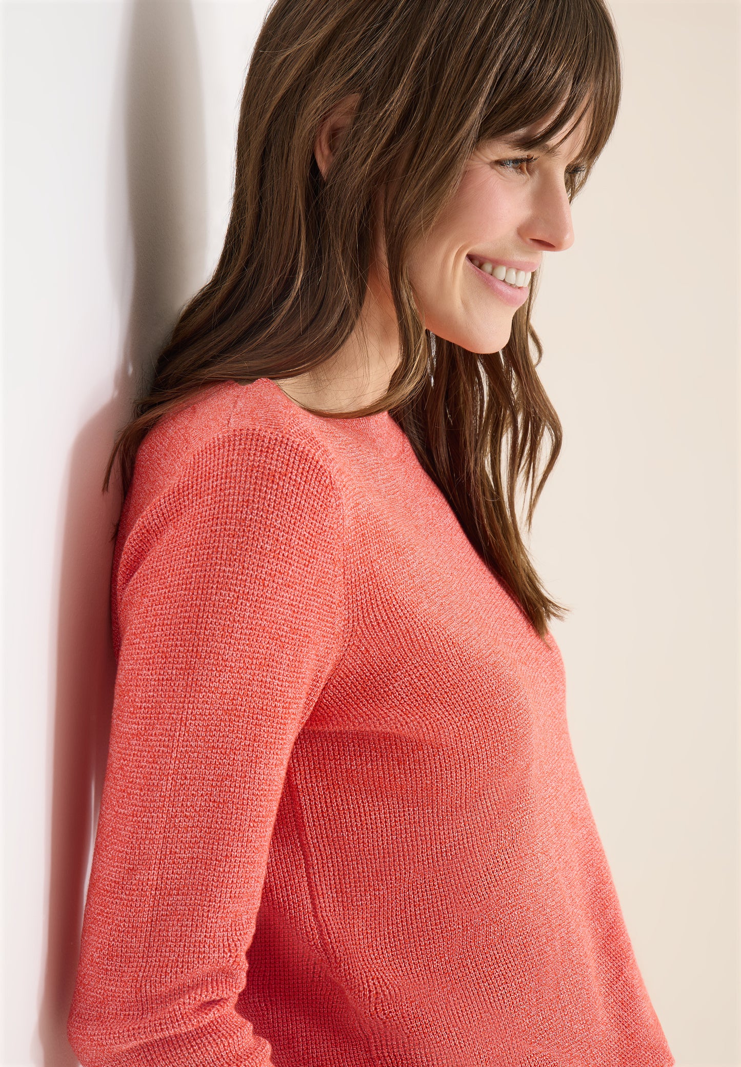 CECIL Damen Pullover - orange melange
