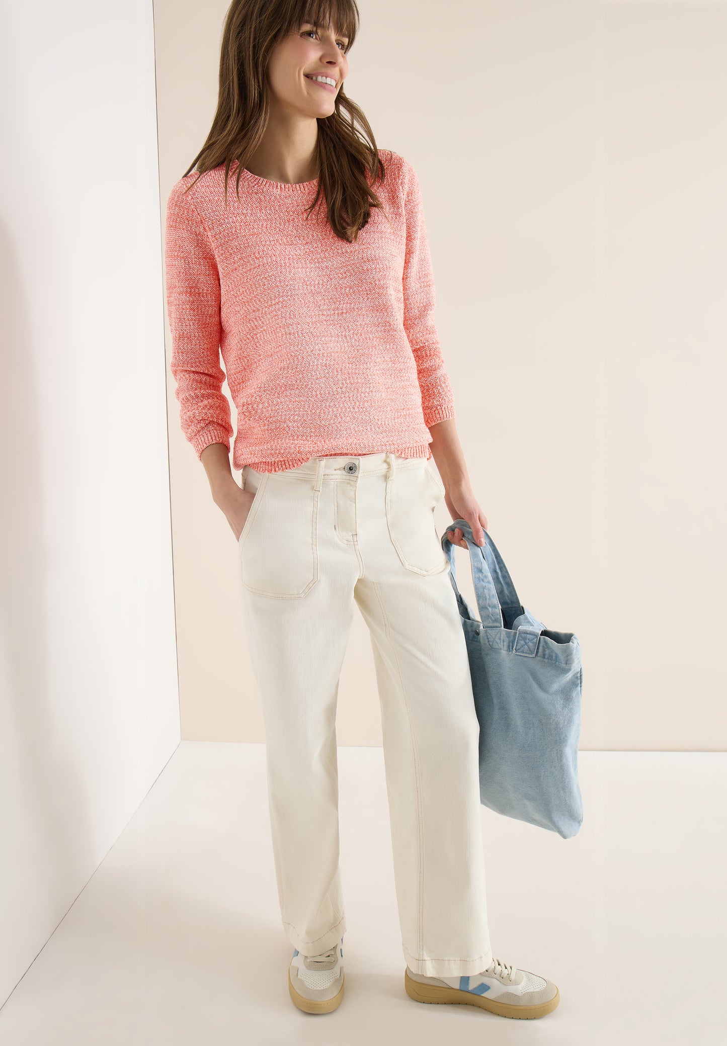 CECIL Damen Pullover - orange