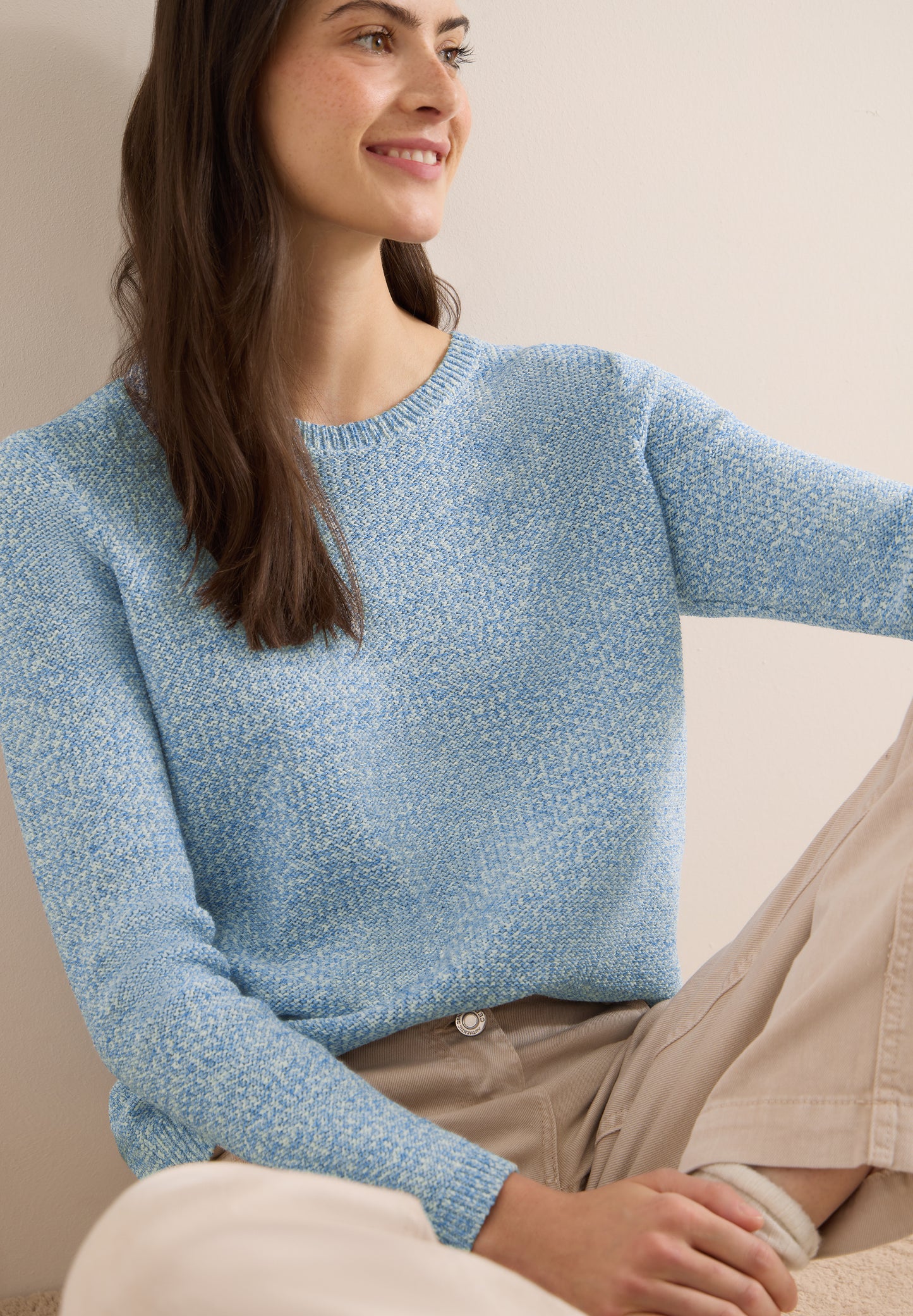 CECIL Damen Pullover - hellblau