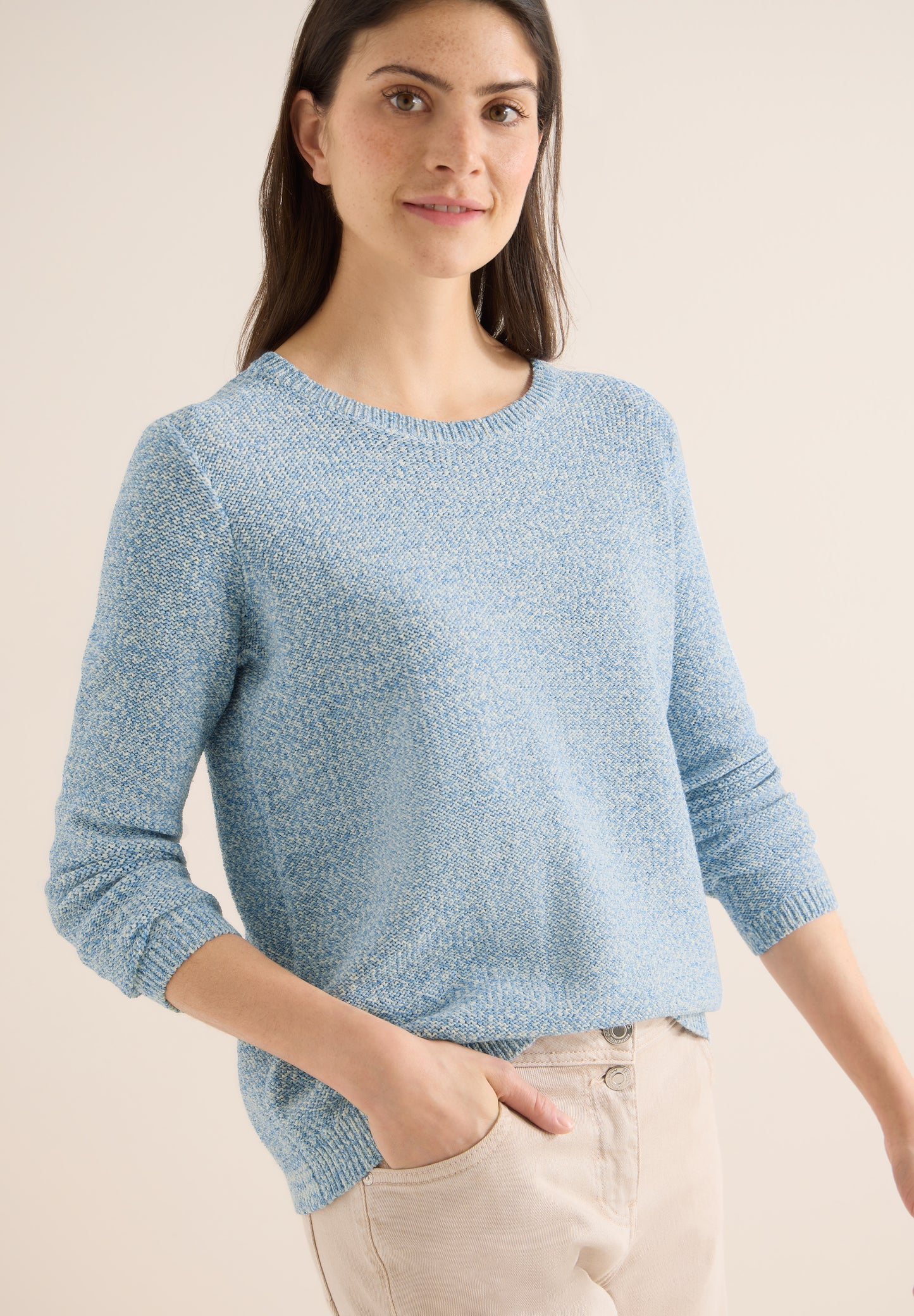 CECIL Damen Pullover - hellblau