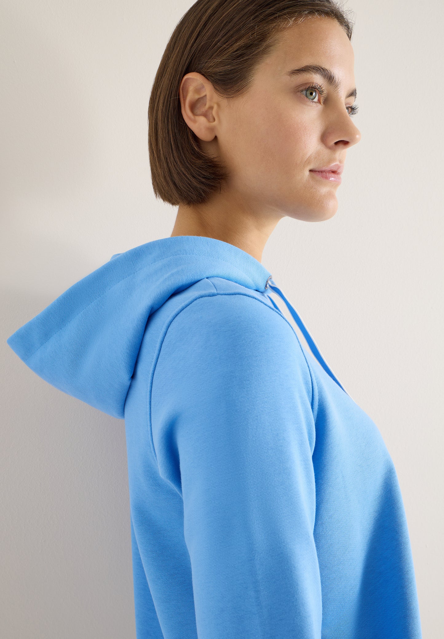 CECIL - Hoodie mit Stickerei - Farbe: fountain blue