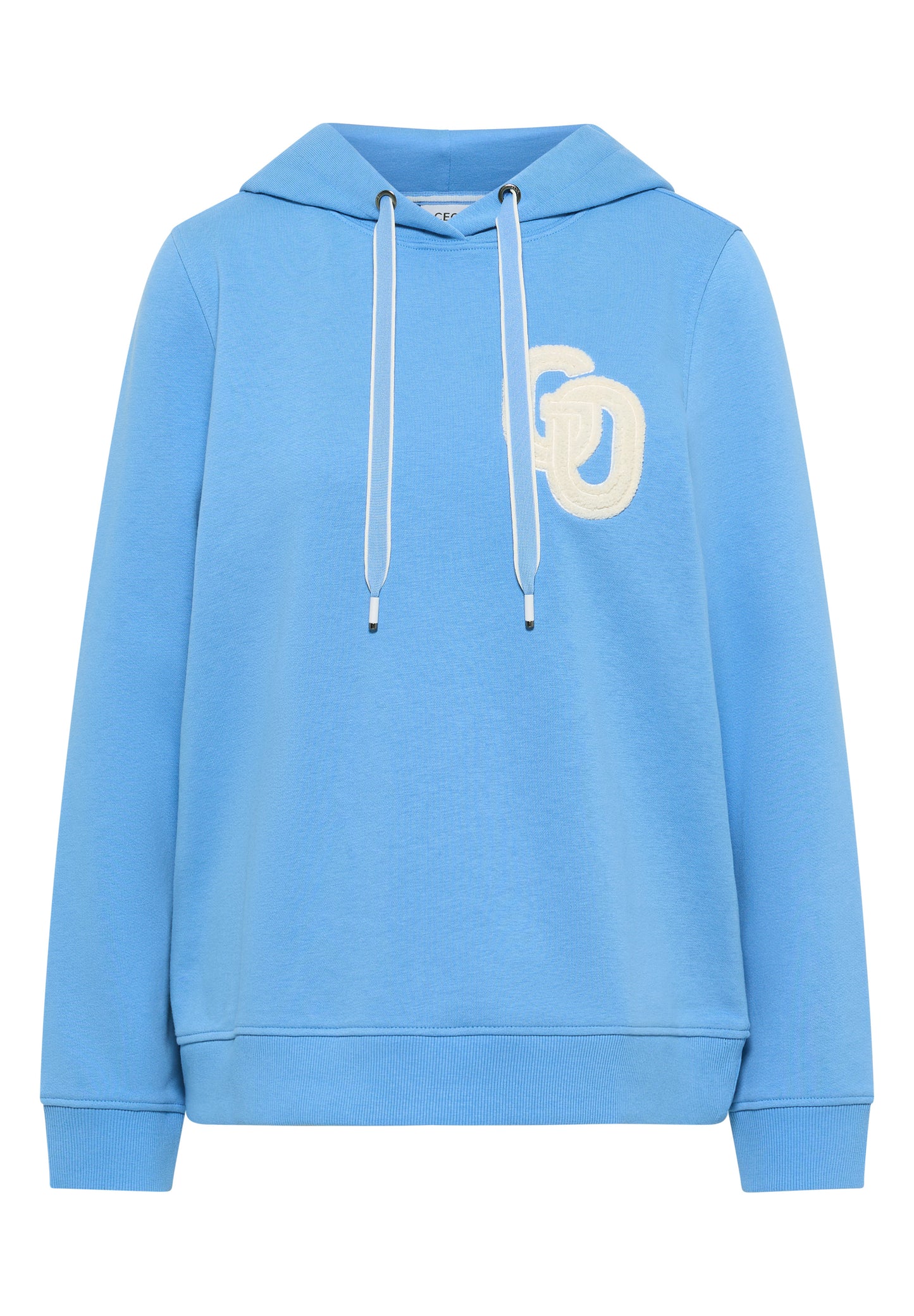 CECIL - Hoodie mit Stickerei - Farbe: fountain blue