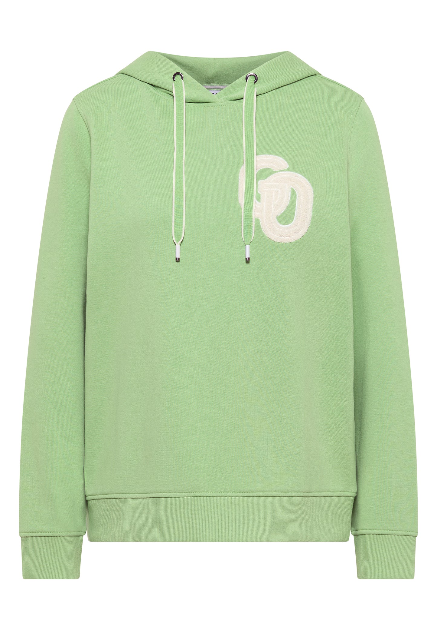 CECIL - Hoodie mit Stickerei - Farbe: bamboo green