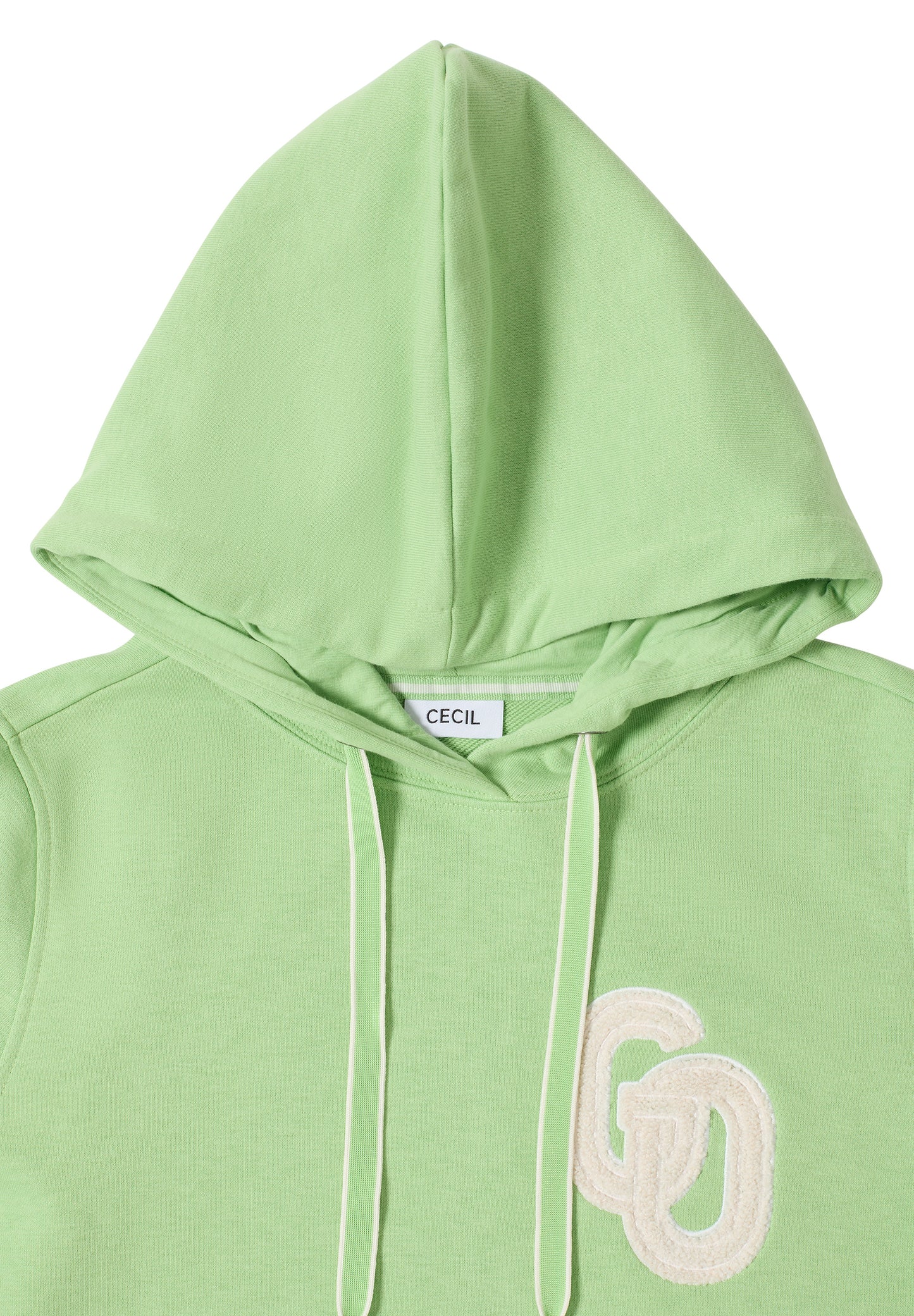 CECIL - Hoodie mit Stickerei - Farbe: bamboo green
