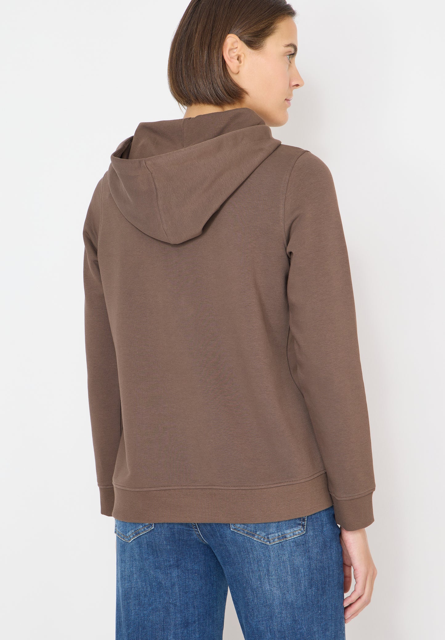 CECIL - Hoodie mit Stickerei - Farbe: urban taupe