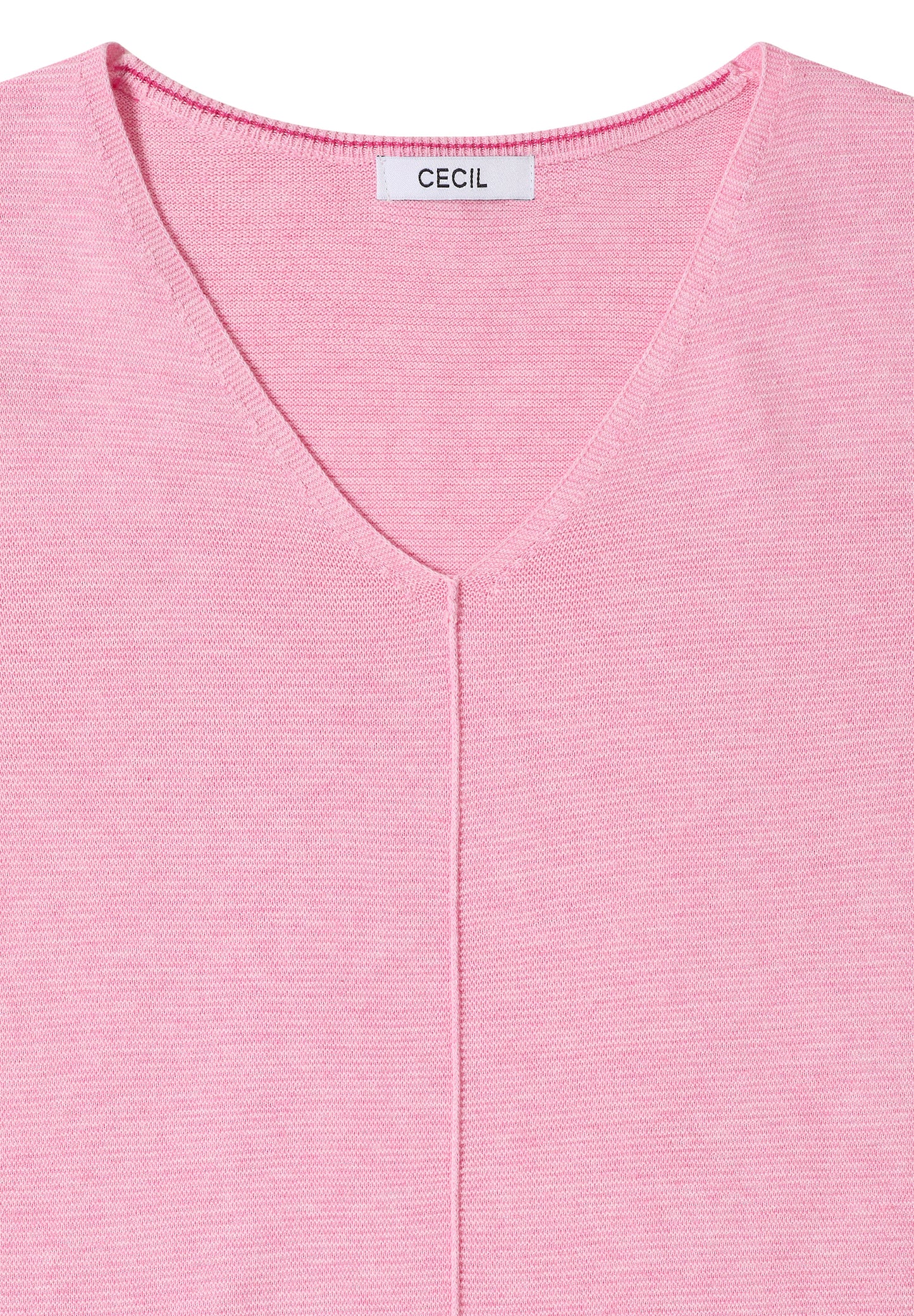 CECIL - 3/4-Arm Pullover mit Struktur - Farbe: flamingo rose