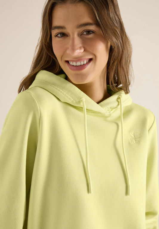 CECIL - Hoodie mit Stickerei - Farbe: Gelb
