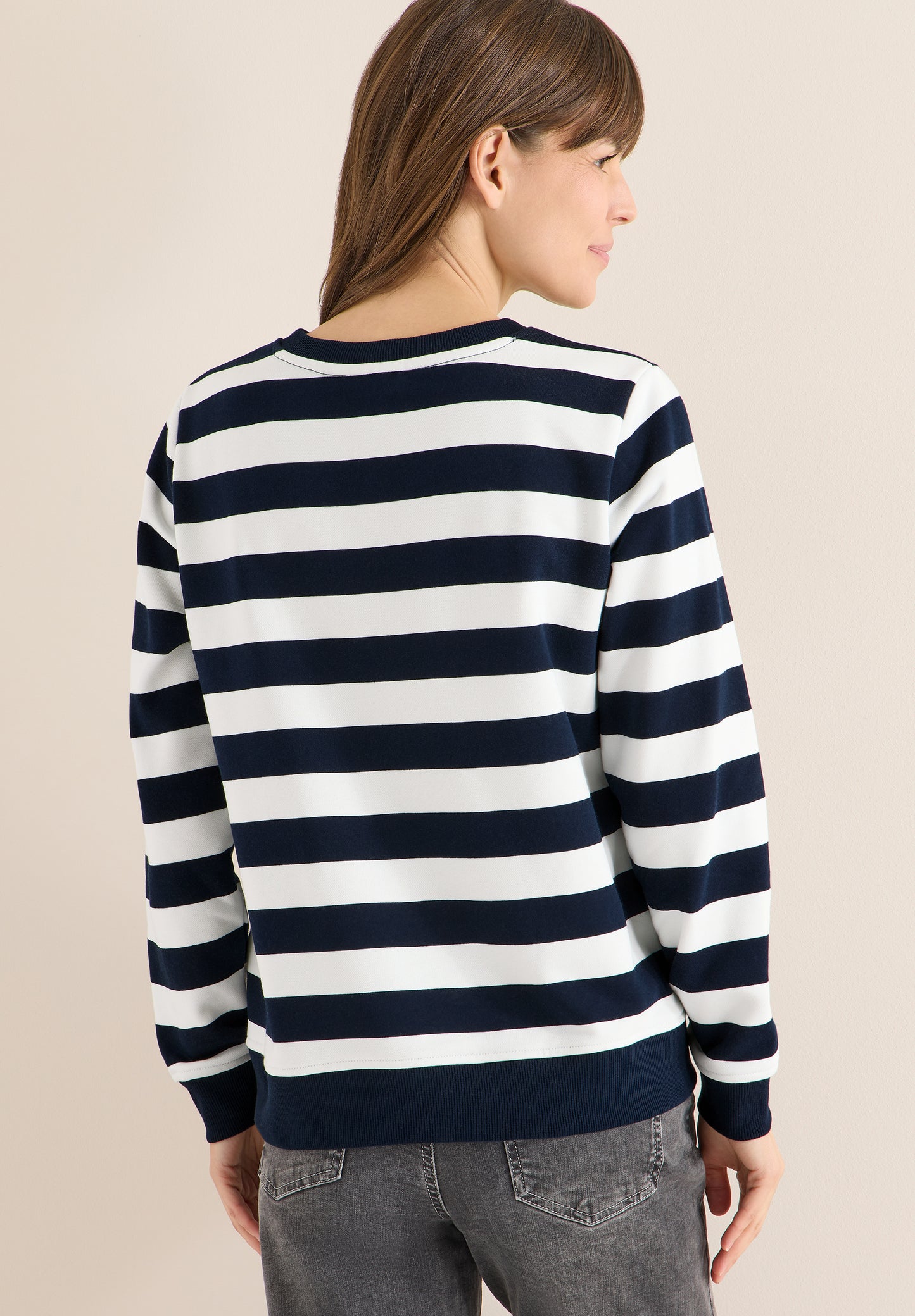 CECIL - Gestreiftes Sweatshirt - Farbe: universal blue