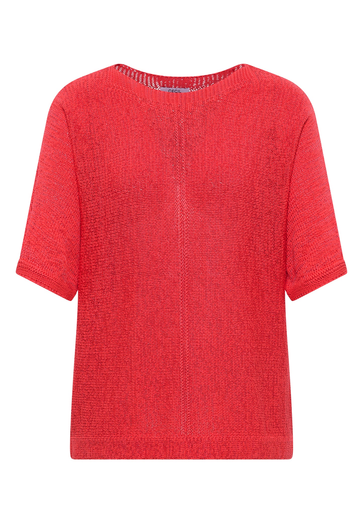 CECIL - Dolman Pullover mit U-Boot-Ausschnitt - Farbe: coral