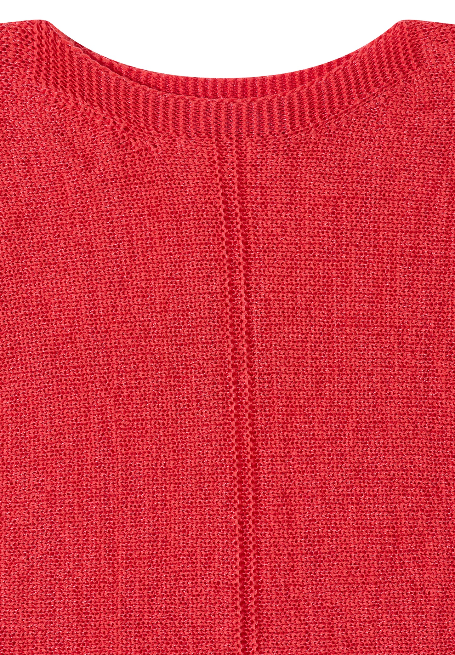 CECIL - Dolman Pullover mit U-Boot-Ausschnitt - Farbe: coral