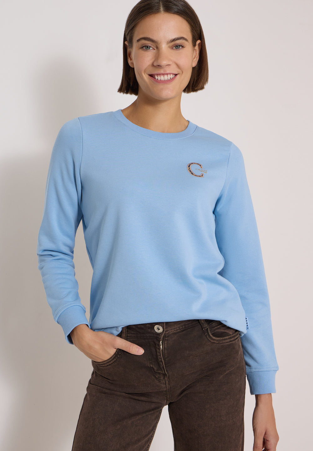 CECIL Sweatshirt B303989-37901 in Easy Blue