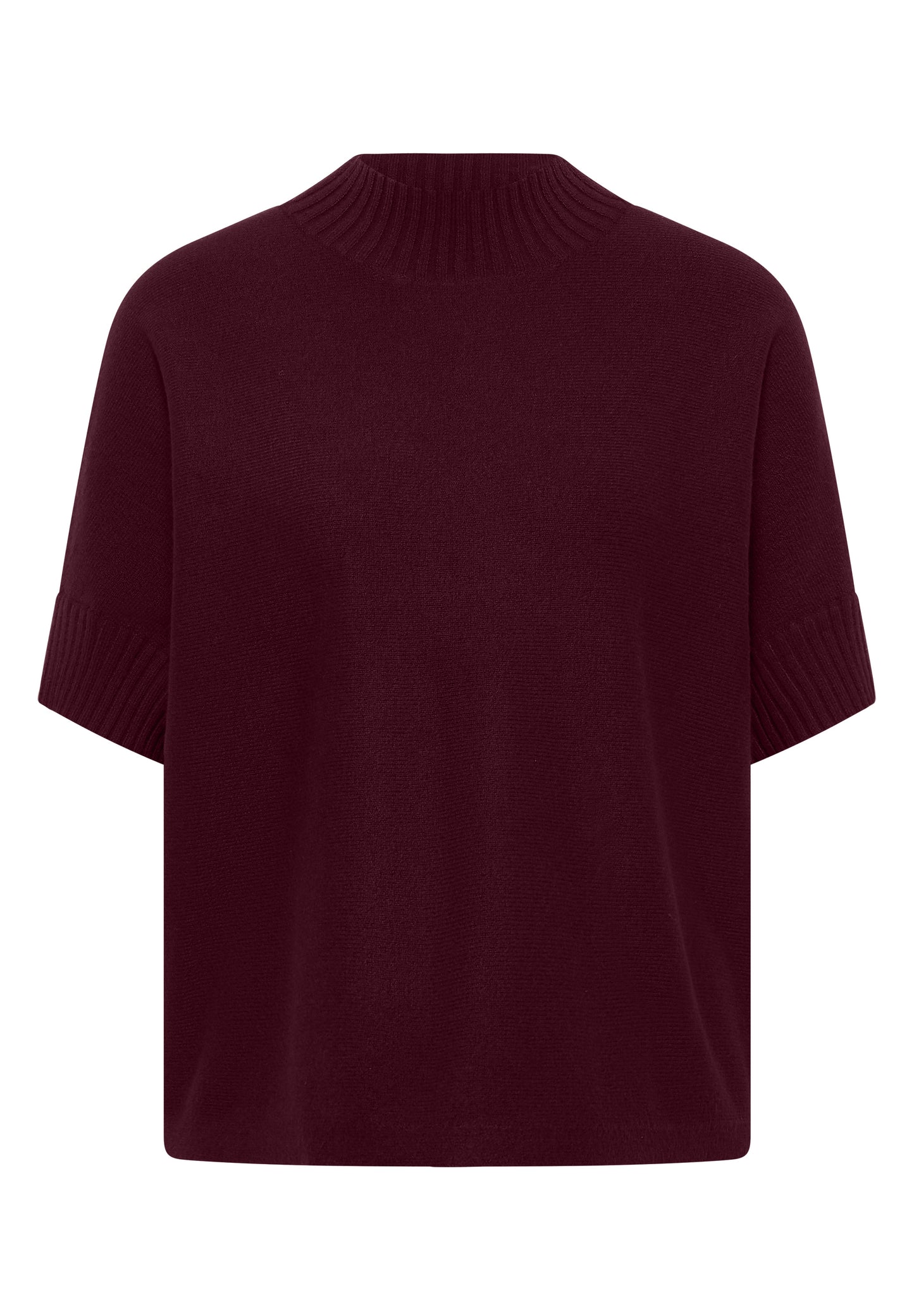 CECIL - Dolman Pullover mit Turtle Neck - Farbe: red wine