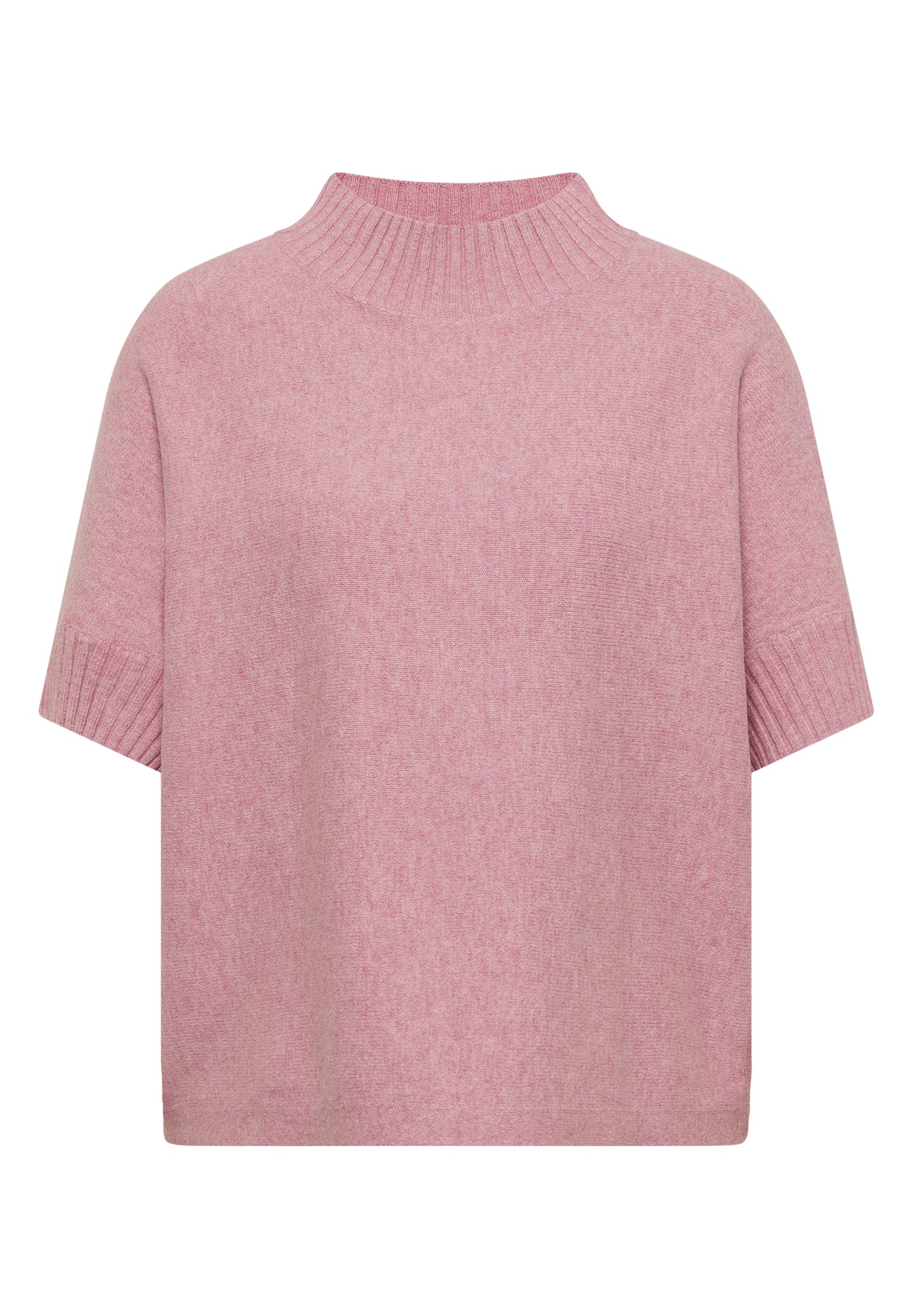 CECIL - Dolman Pullover mit Turtle Neck - Farbe: velvet rose melange
