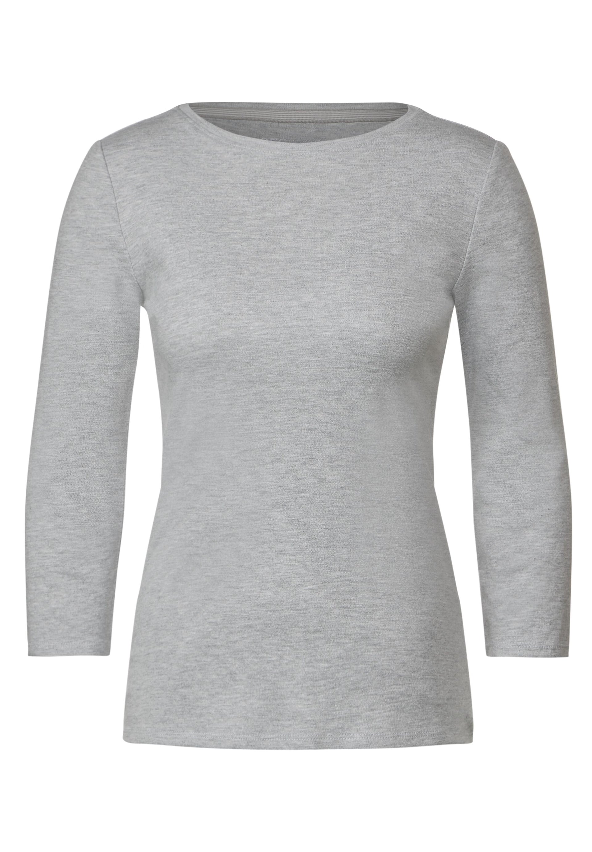 - in - – Farbe: Mode melange CECIL Unifarbe grey Basic TWISTY Shirt
