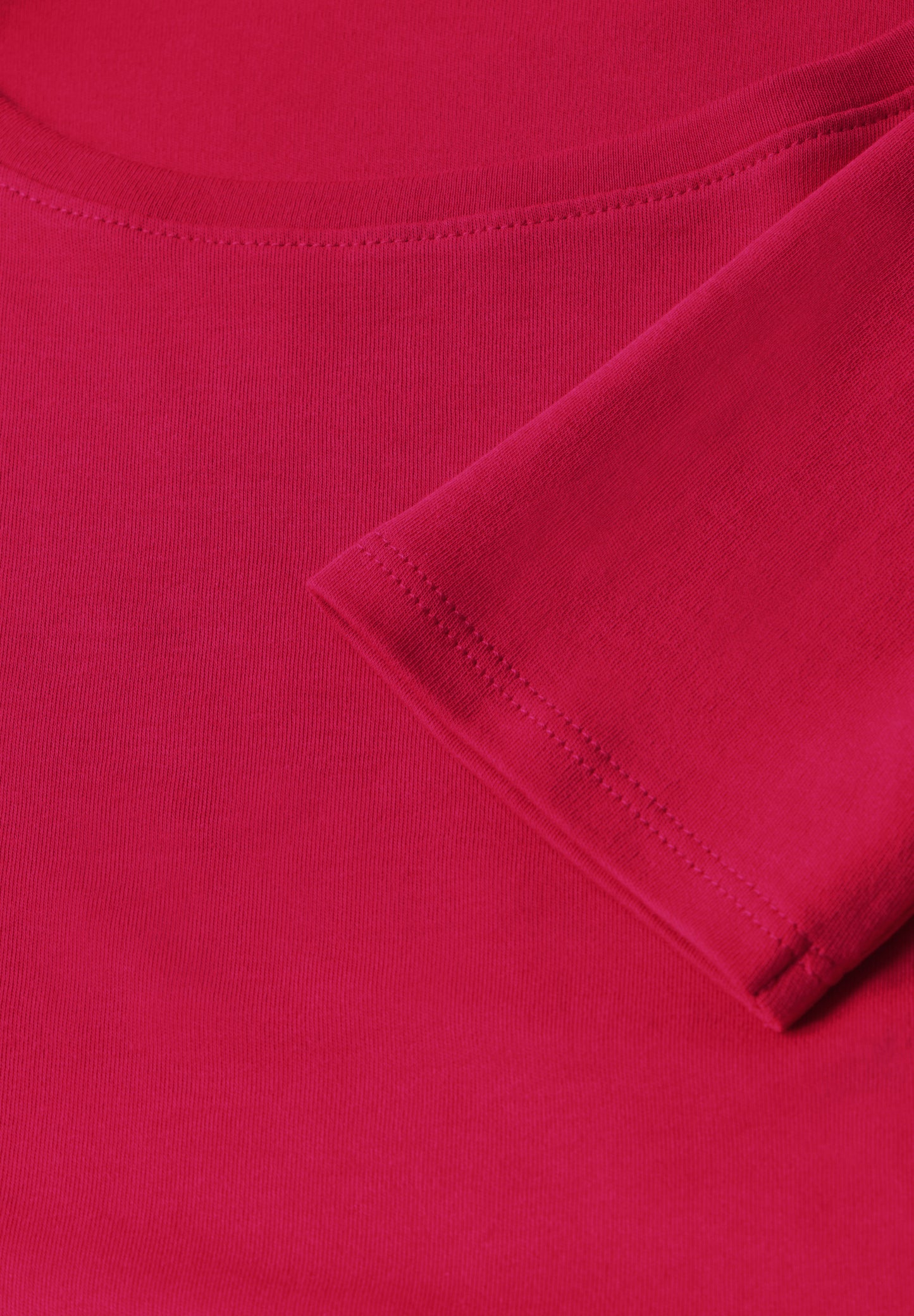 CECIL Basic Shirt in Unifarbe - Farbe: granita red