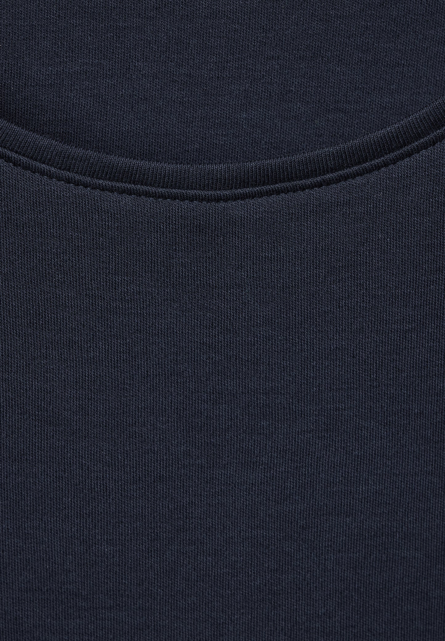 CECIL Basic T-Shirt in Unifarbe - Farbe: universal blue