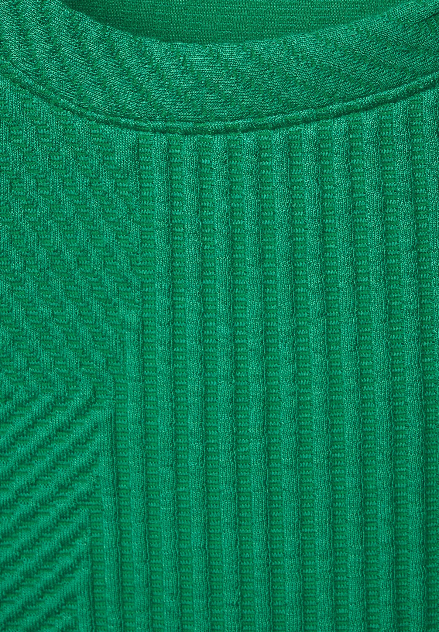 CECIL - Langarmshirt mit Struktur - grün