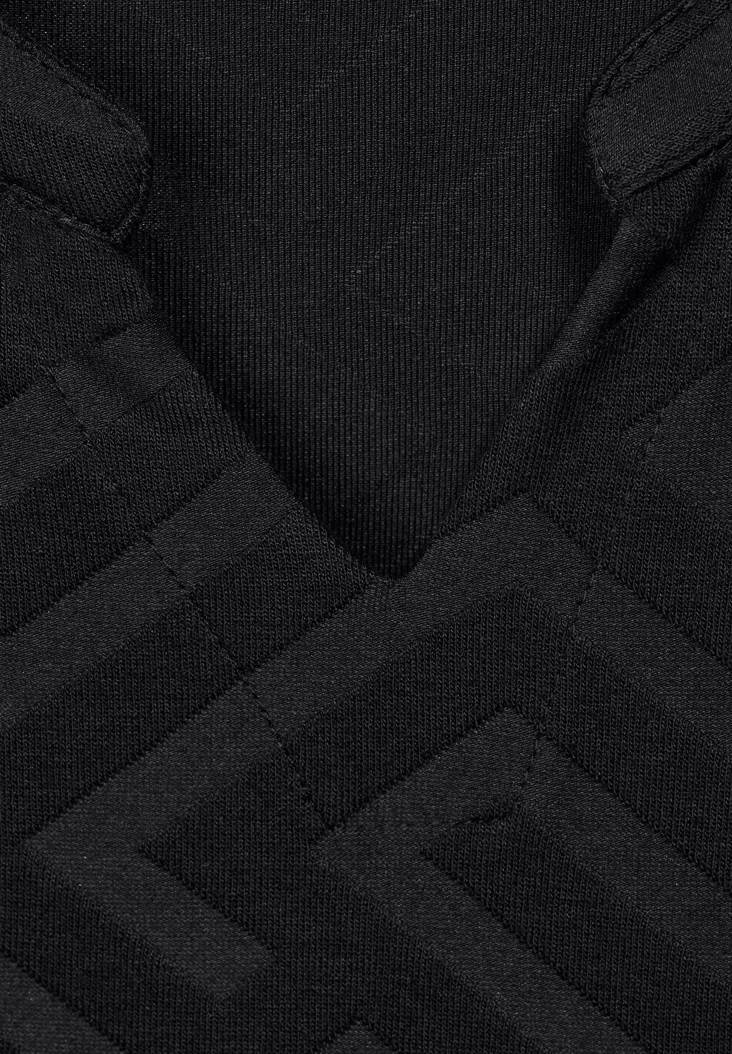 CECIL - Langarmshirt mit Struktur - schwarz
