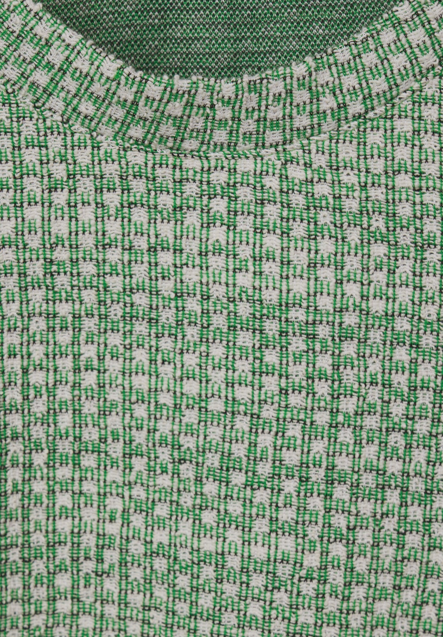 CECIL - Bouclé Shirt - grün