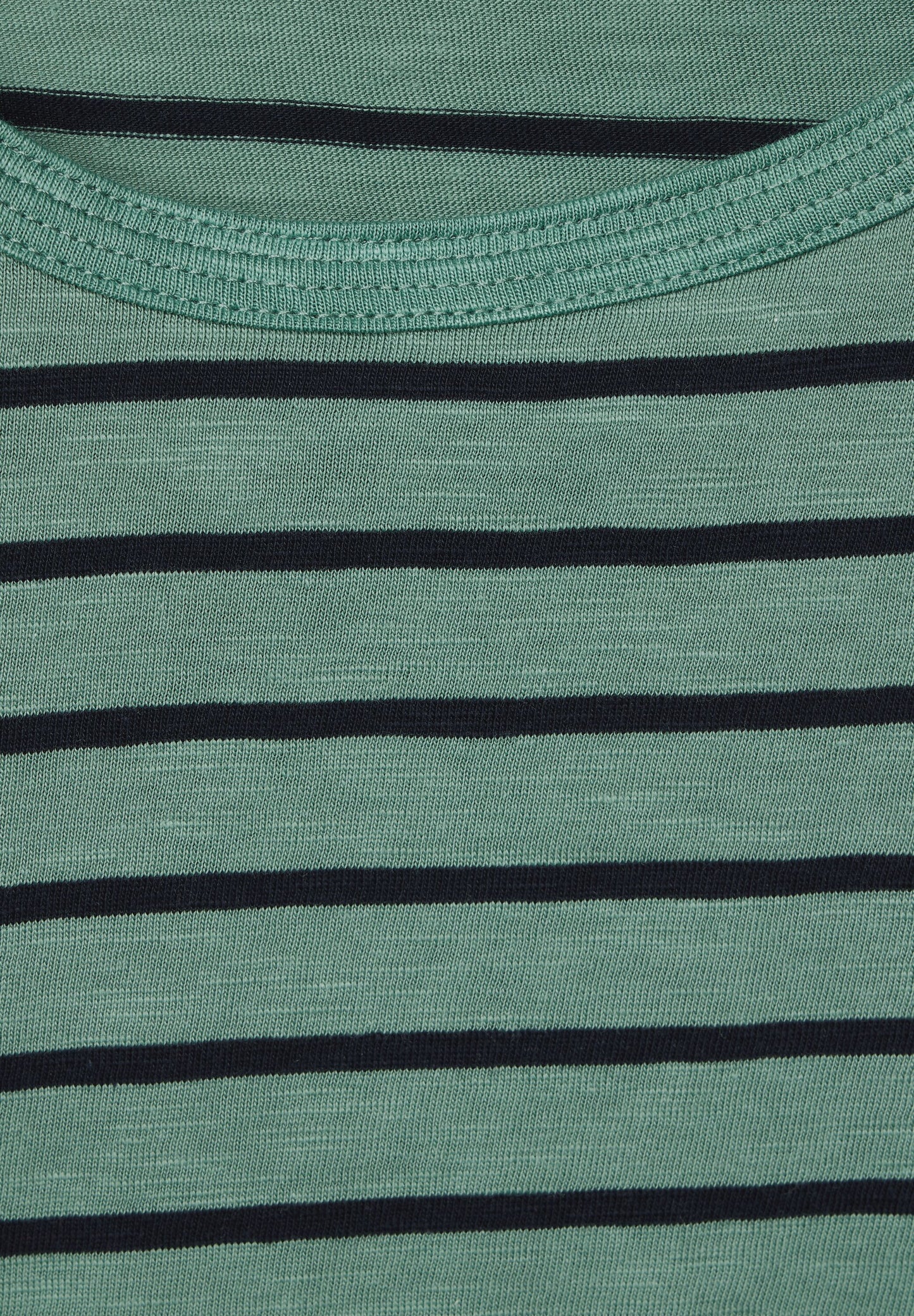 CECIL - Flammgarn Streifenshirt - grün