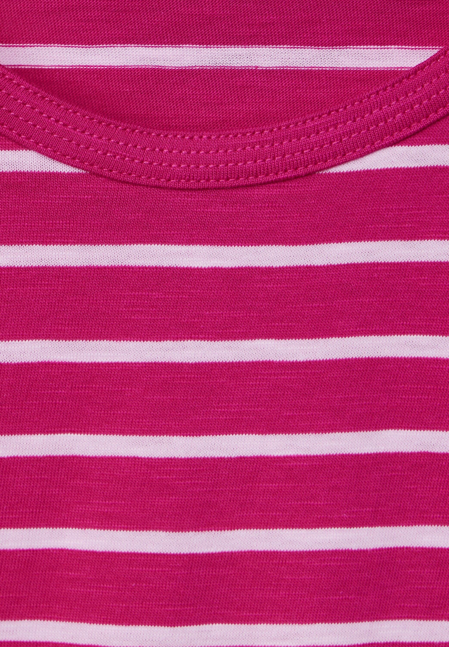 CECIL - Flammgarn Streifenshirt - pink