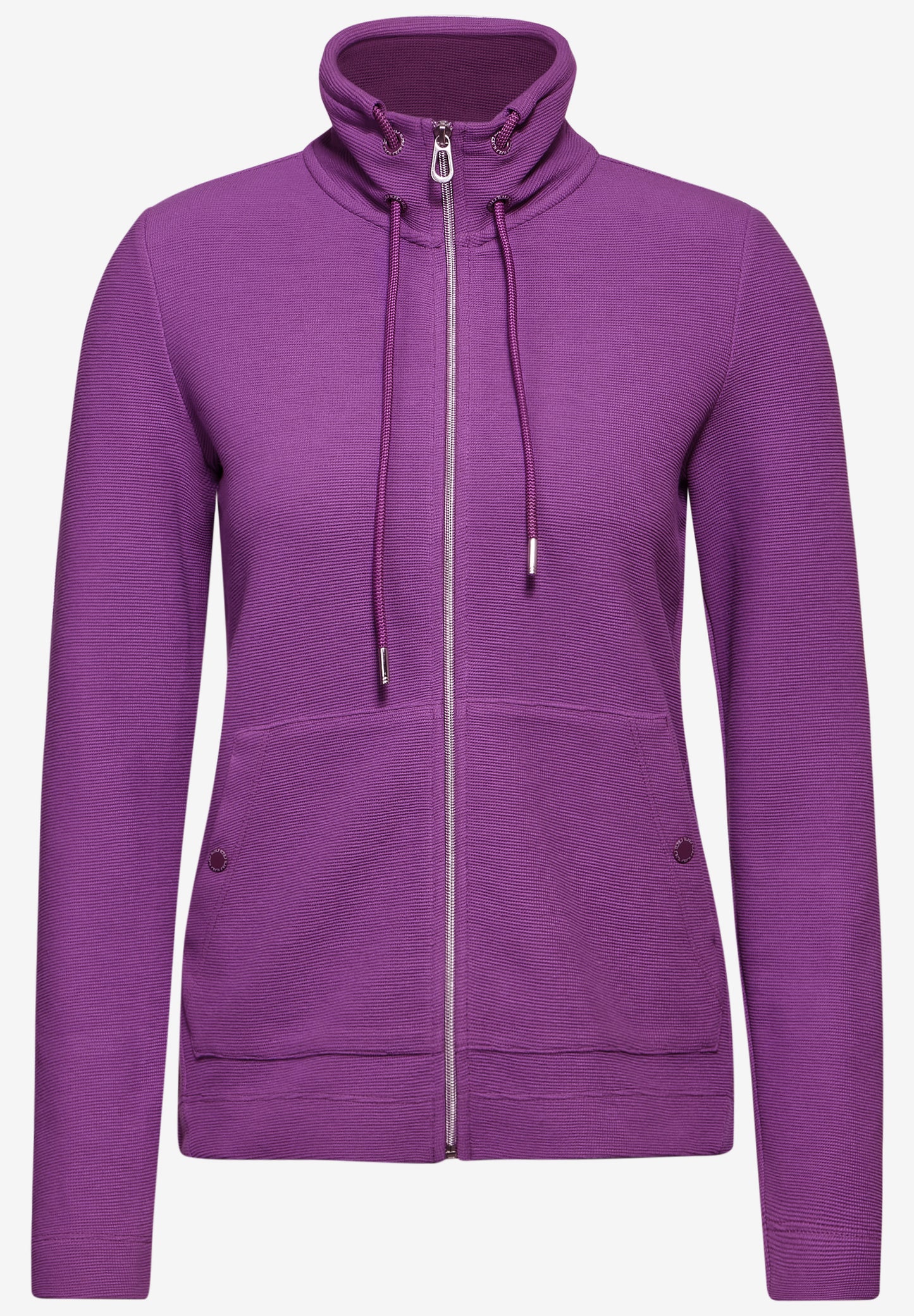 CECIL Leichte Sweatjacke - iced violet