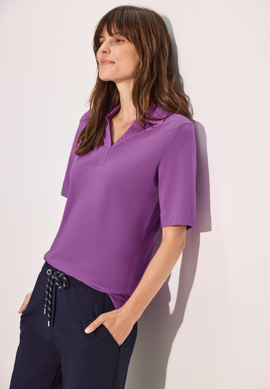 CECIL Poloshirt - Farbe: iced violet