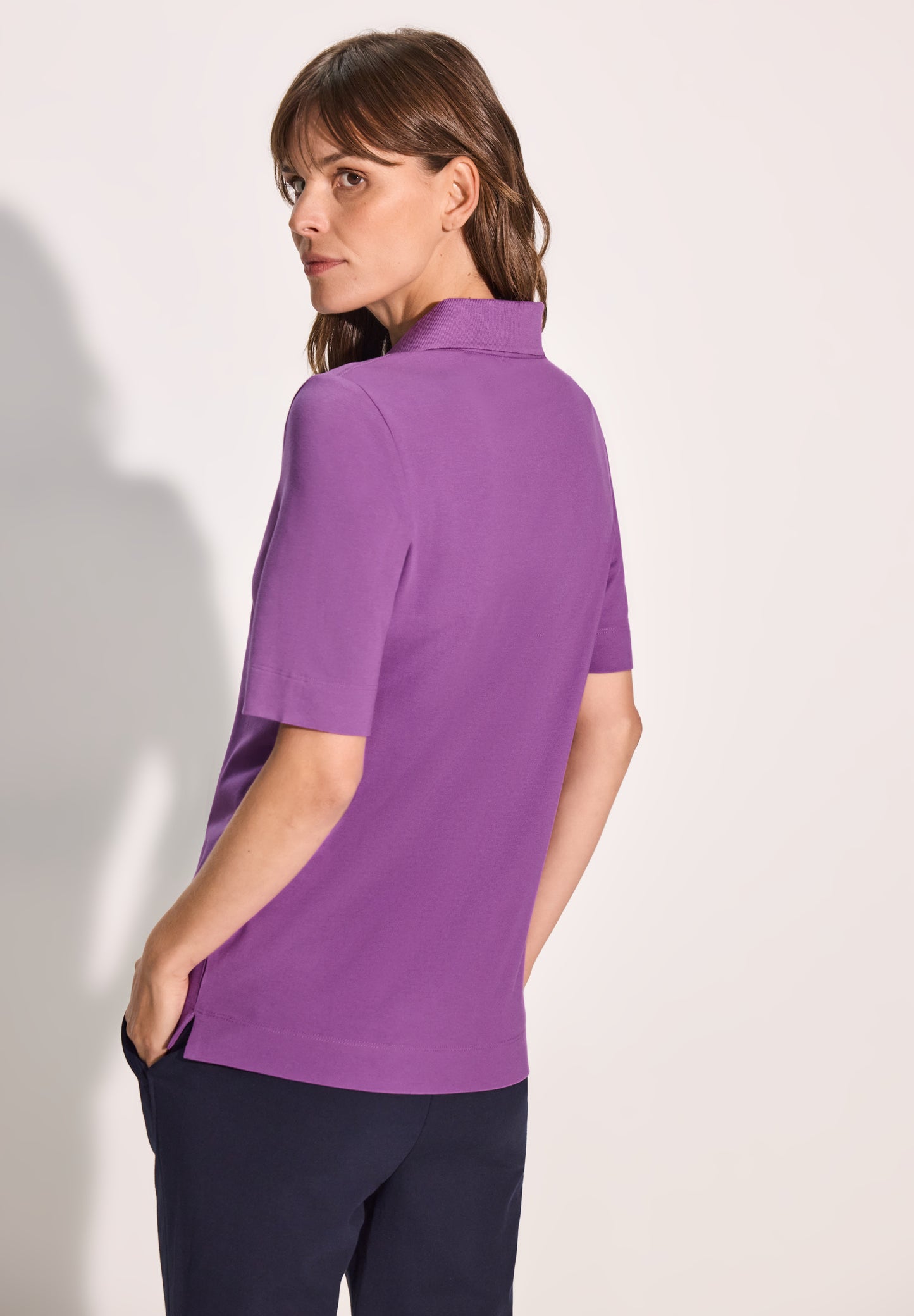 CECIL Poloshirt - Farbe: iced violet