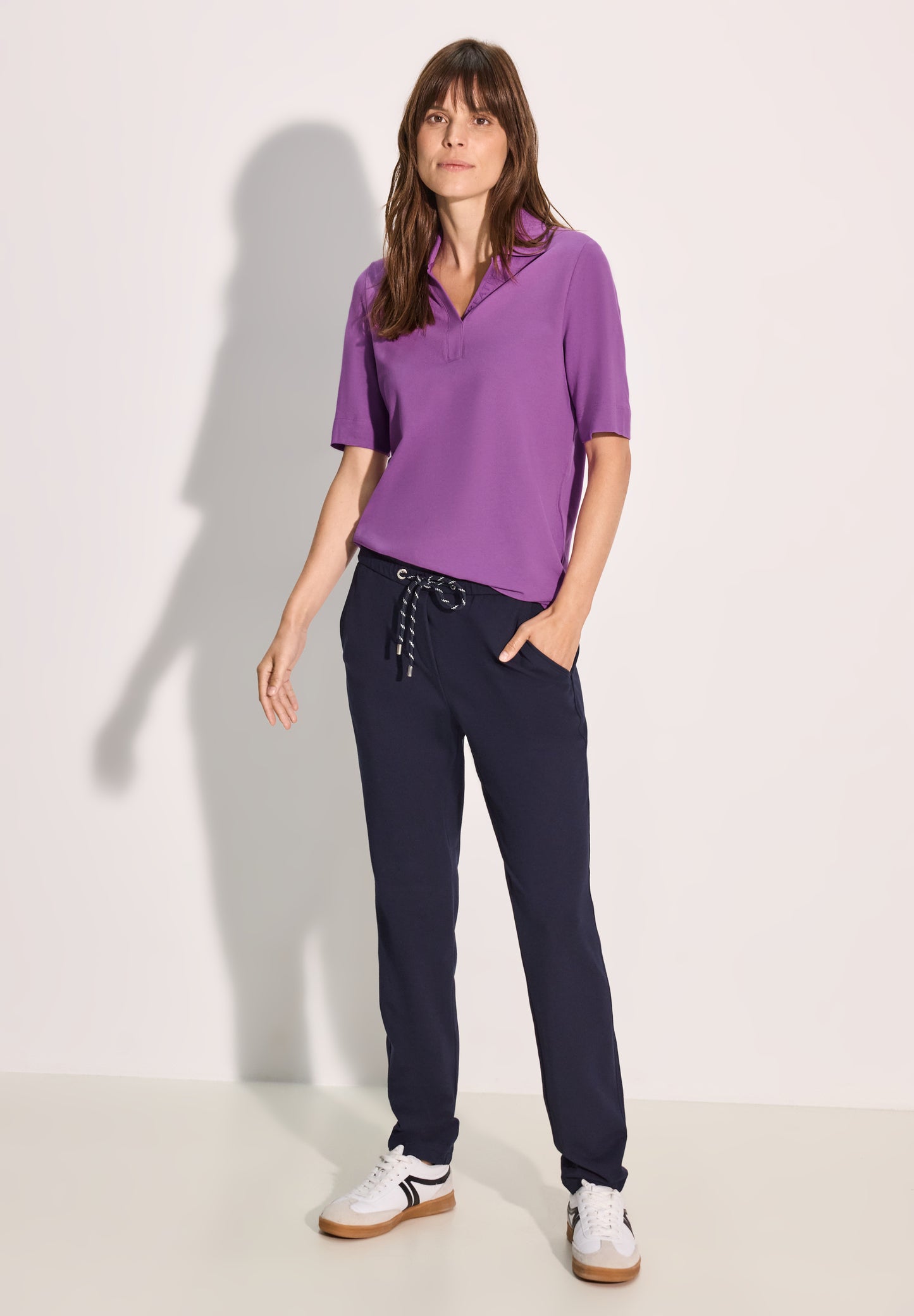 CECIL Poloshirt - Farbe: iced violet