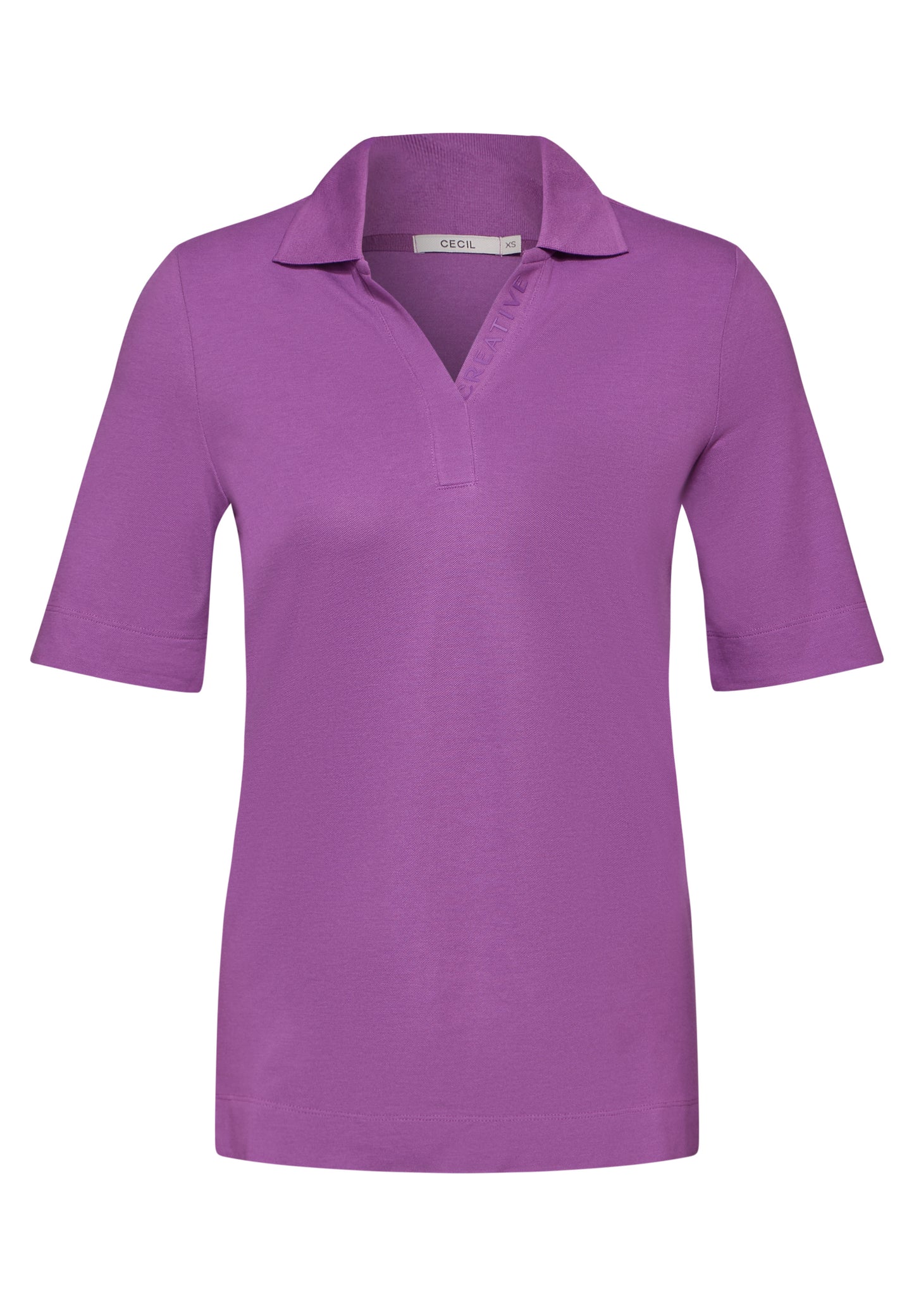 CECIL Poloshirt - Farbe: iced violet