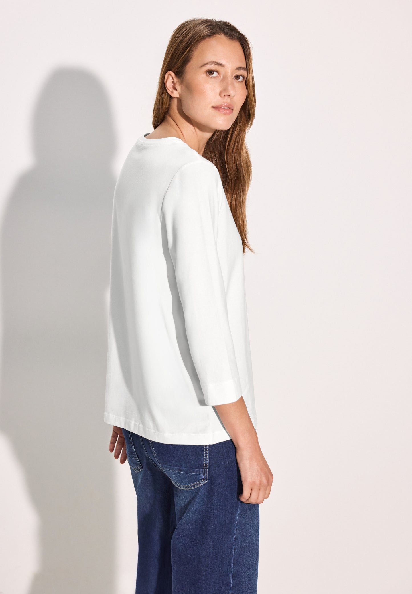 CECIL Basic Shirt - Farbe: vanilla white