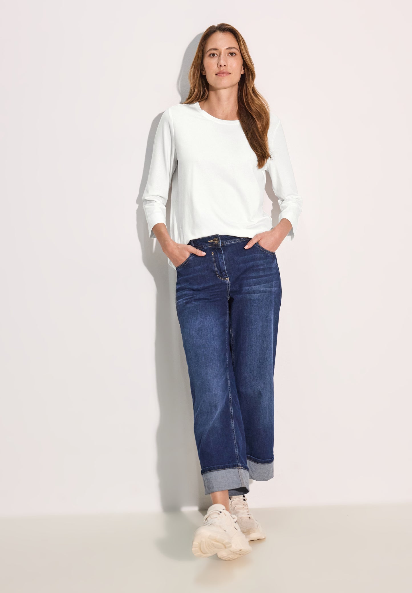 CECIL Basic Shirt - Farbe: vanilla white