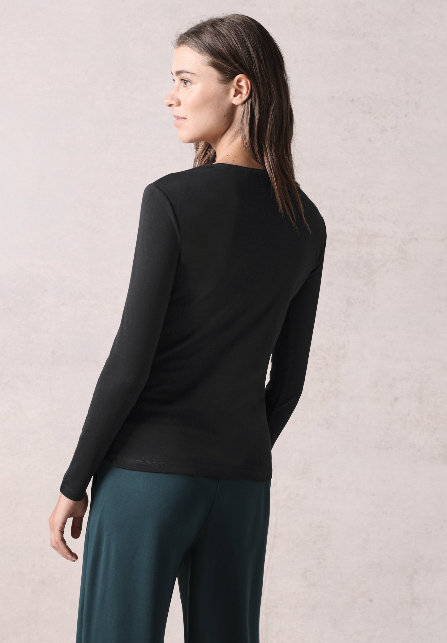 CECIL Damen Shirt mit Rundhals – Farbe: schwarz