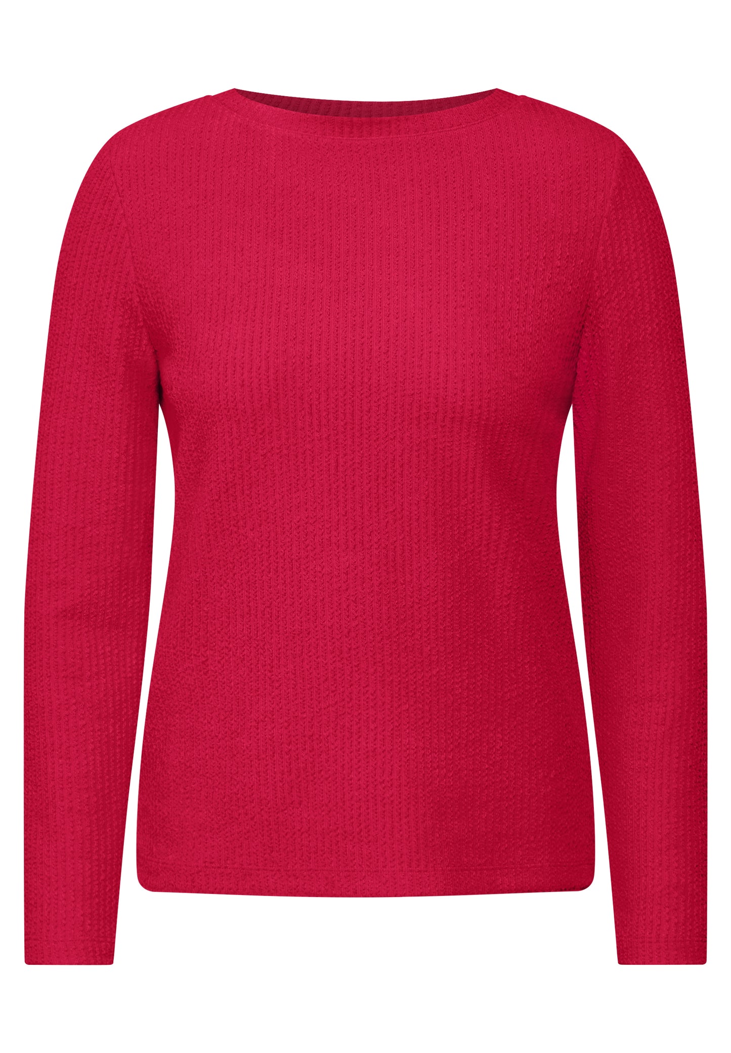 CECIL Shirt mit Struktur - Farbe: rot