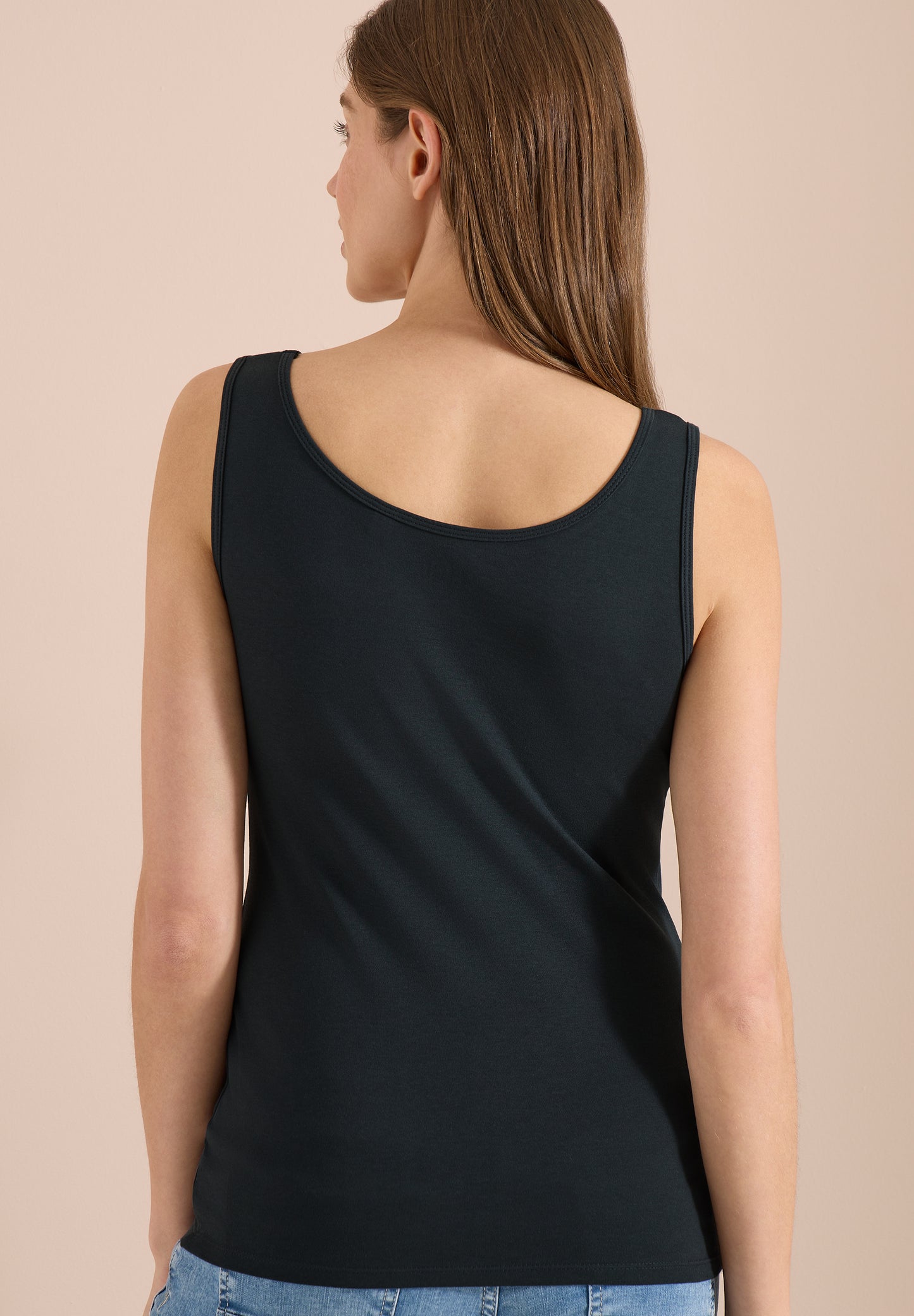 CECIL - Basic Top aus reiner Baumwolle - Farbe: palm breeze green