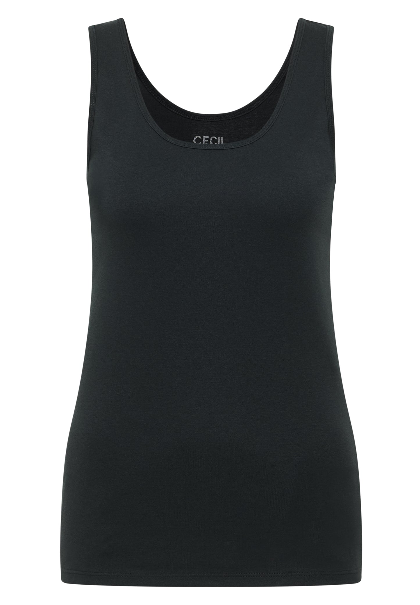 CECIL - Basic Top aus reiner Baumwolle - Farbe: palm breeze green
