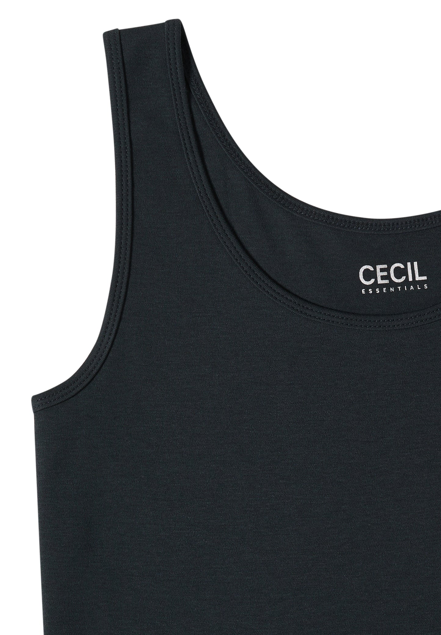 CECIL - Basic Top aus reiner Baumwolle - Farbe: palm breeze green