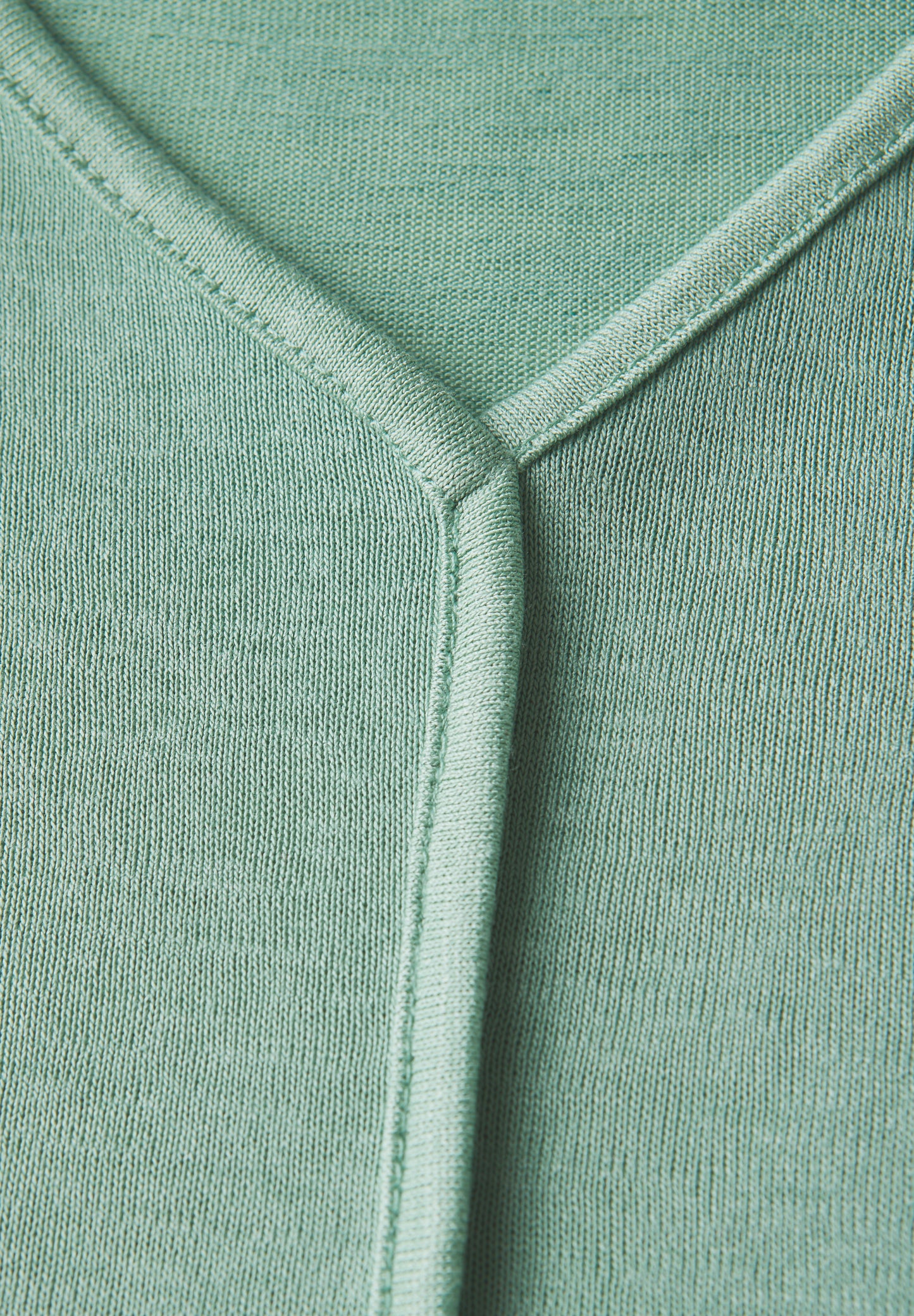 CECIL T-Shirt mit Deko-Nähten - Farbe: matcha green