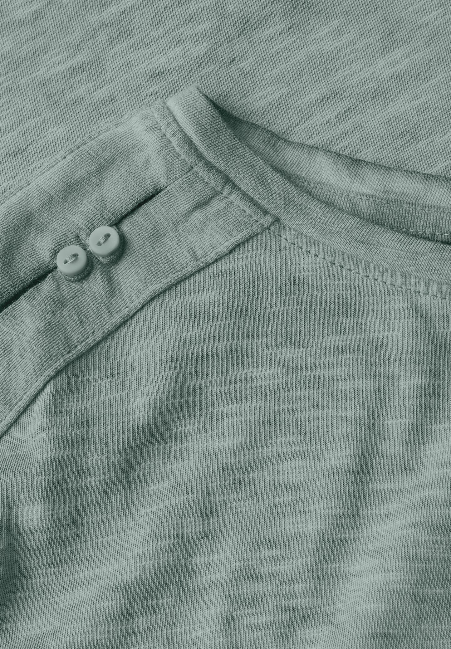 CECIL T-Shirt mit Knopfdetail - Farbe: dark balmy khaki